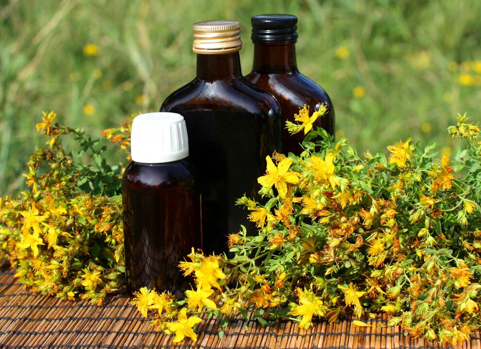 Johanniskraut Tinktur fir Prostatitis